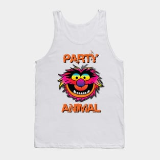 Party Animal Muppet - Orange Tank Top